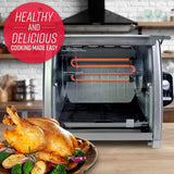Modern Rotisserie Oven, Large Capacity (12lbs) Countertop Oven, Multi-Purpose Basket for Versatile Cooking, Easy-to