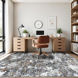 Area Rug Living Room Rugs: 5x7 Washable Rug with Anti-Slip Backing Non-Shedding Stain-Resistant Foldable Modern
