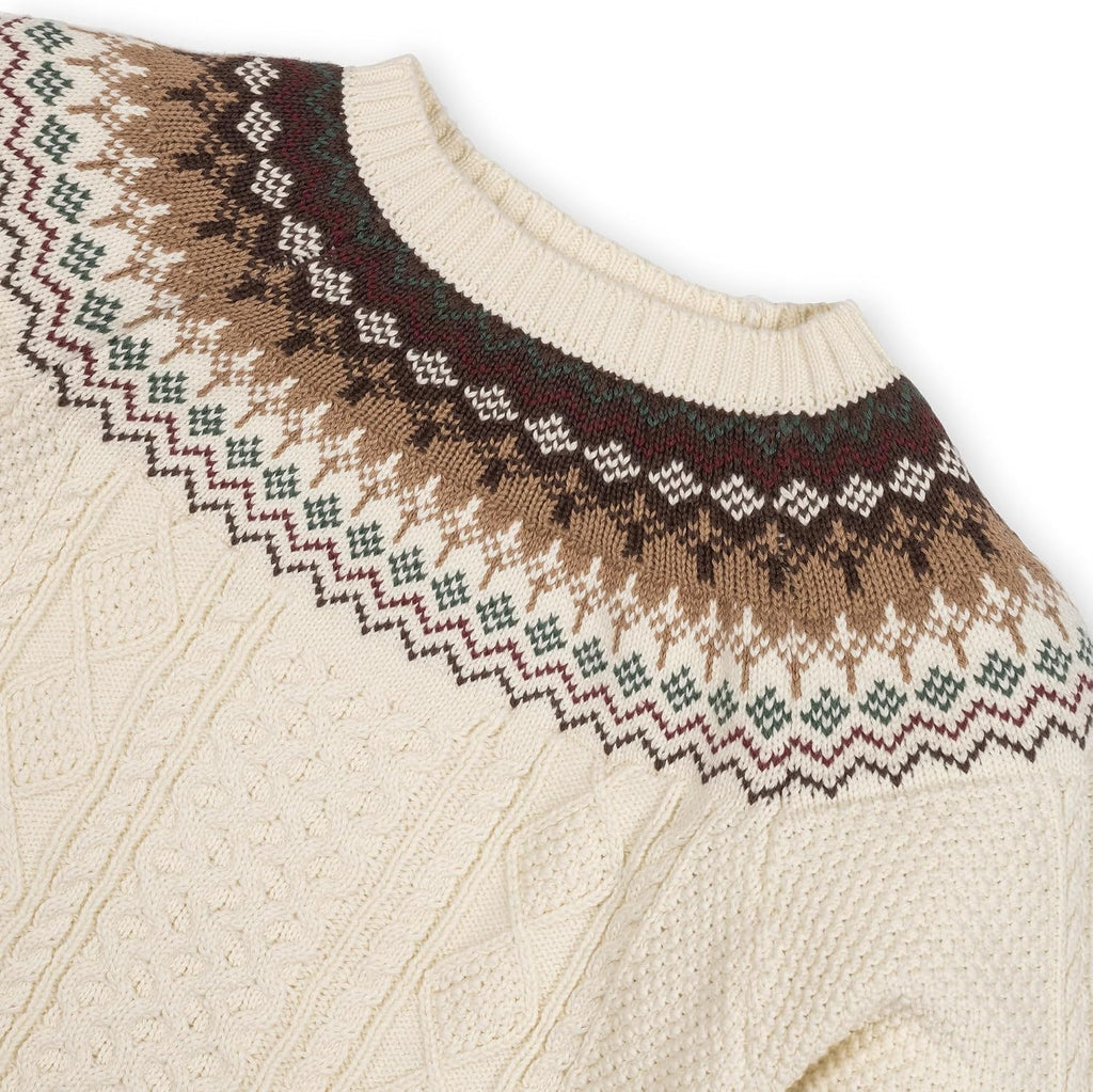 Boys' Long Sleeve Crew Neck Pullover Sweater