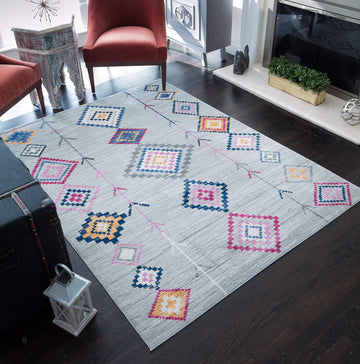 Cyprus Collection 5'3"x7'0" Kilim Gold Area Rug