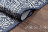 Outdoor Indoor Area Rug, Weather Resistant, Easy to Clean, Stain Resistant Floor Mat for Dining Room
