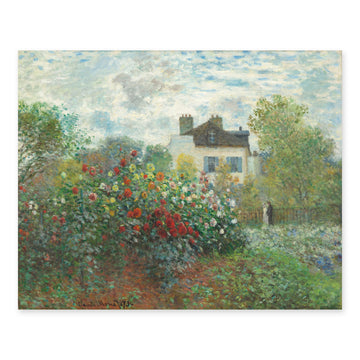 The Garden of Monet, French Flower Print - Unframed 11x14