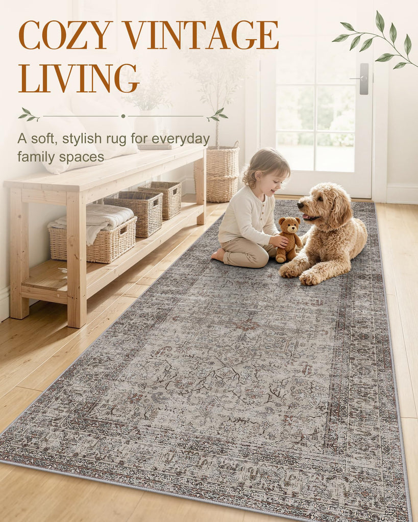 Washable Runner Rug, Soft Non Slip Carpet Kitchen