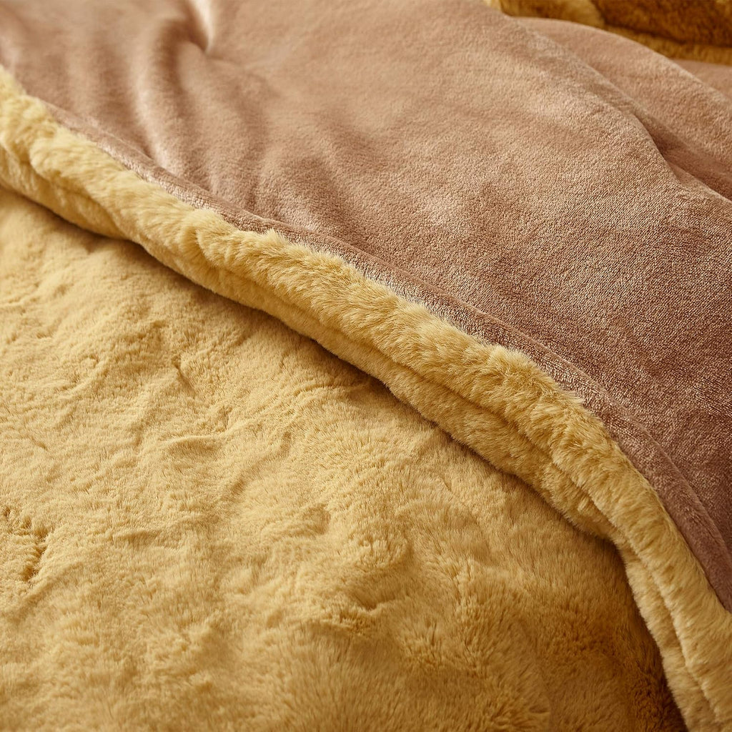 Chunky Bunny Coma Inducer King Oversized Comforter - Lionhead: Sahara Sun | Experience Coma Worthy Sleep with Cozy