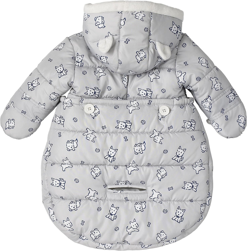 Infant Baby Girl Boy Puffer Carbag Pram Bag Snowsuit Bunting