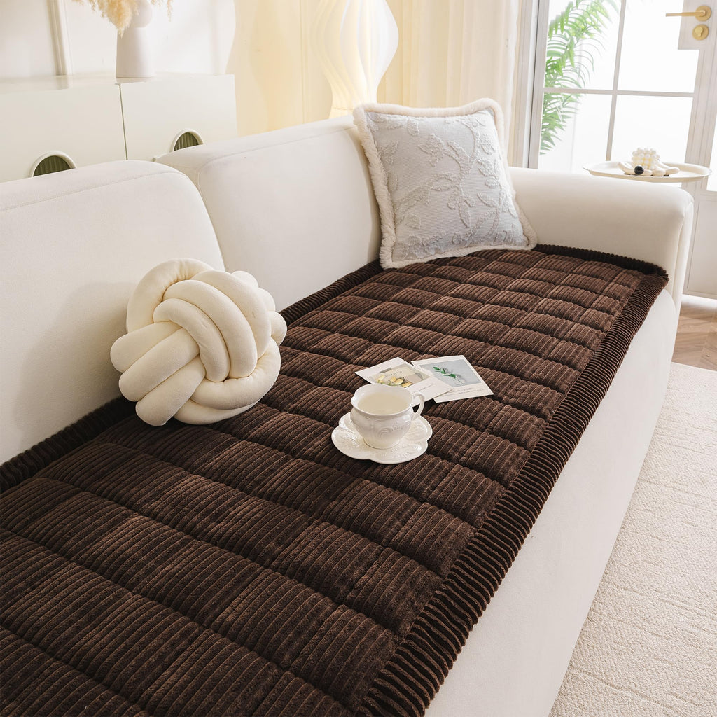 Couch Covers for Dogs, Washable Sofa Cover for Pets, Chocolate