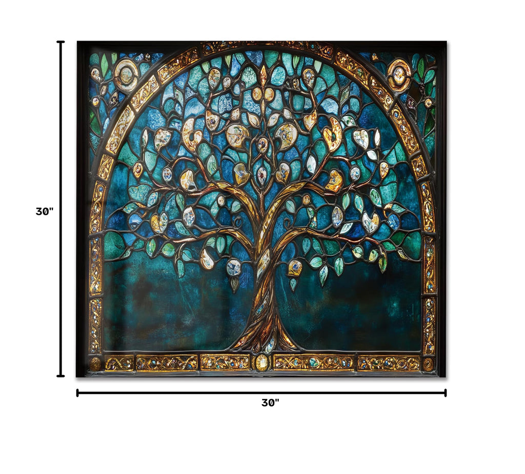 Bohemia Pattern Tempered Glass Backsplash 30 x30