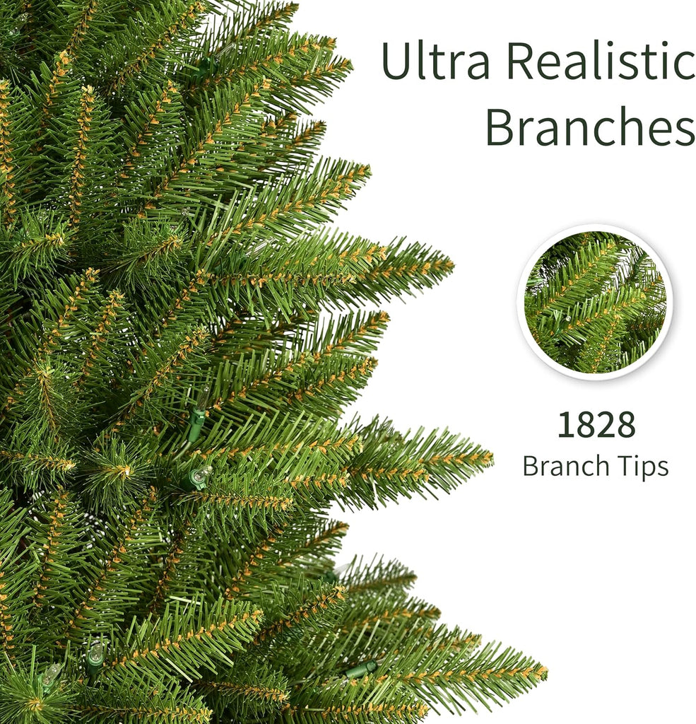 International 9ft Pre-Lit Fraser Fir Pencil Christmas Tree