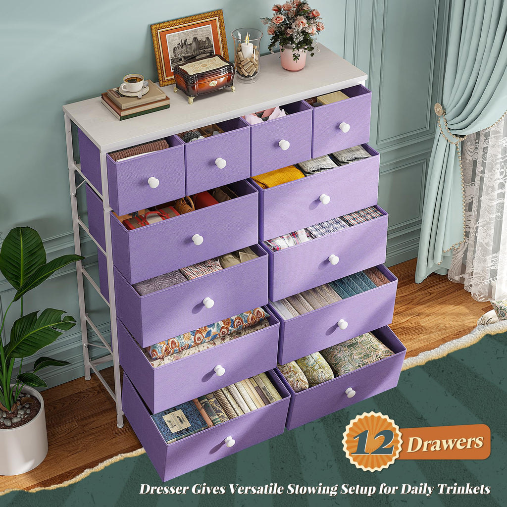 12 Drawer, Tall Vertical Storage Cabinet