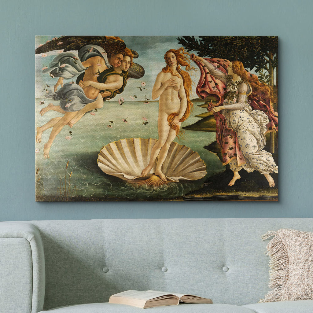 Birth of Venus by Botticelli Giclee Canvas Prints Wrapped Gallery Wall Art | Stretched and Ready to Hang - 16" x 24"
