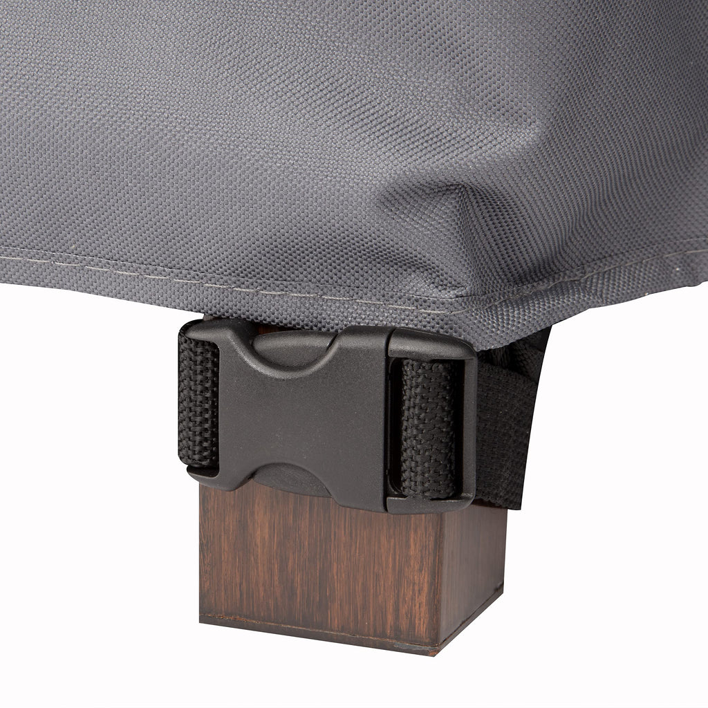 Patio Fire Pit Table Cover, Grey