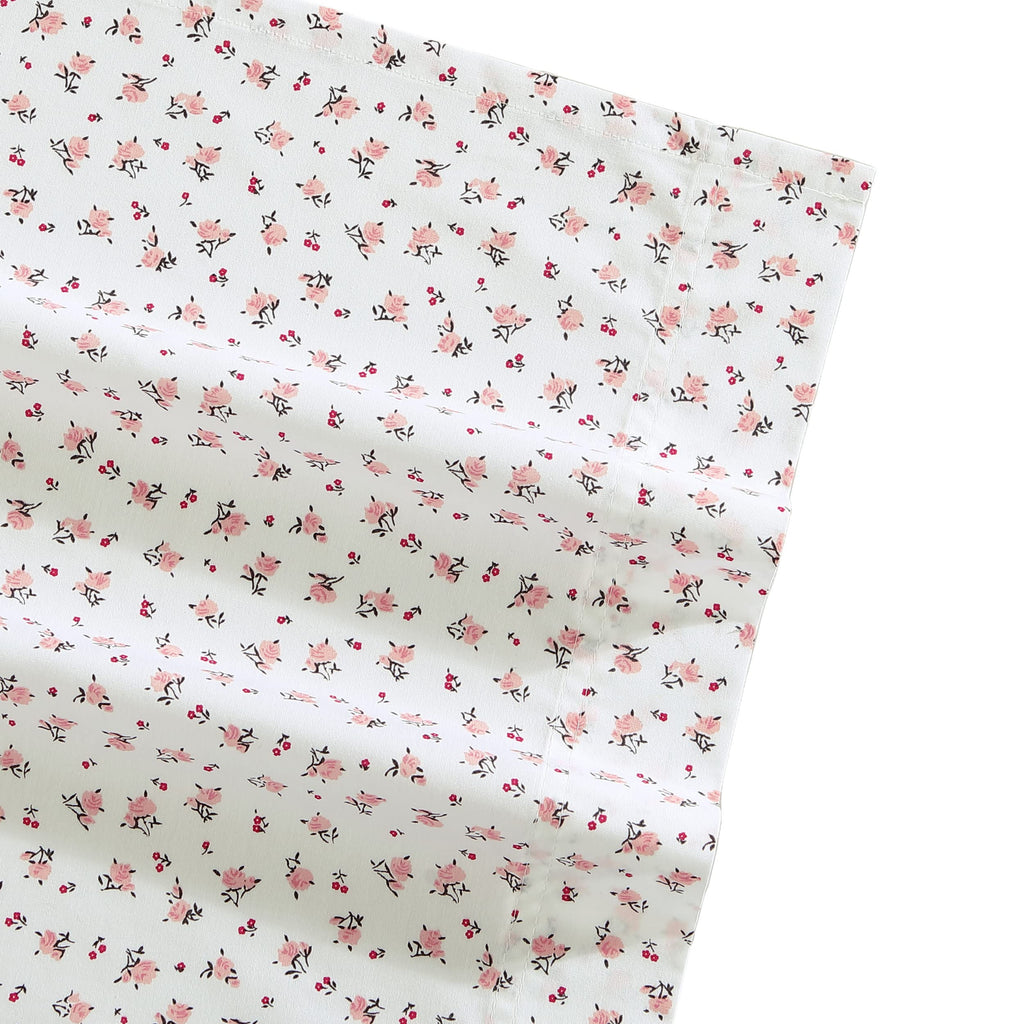 King Cotton Percale Sheet Set with Pillowcases