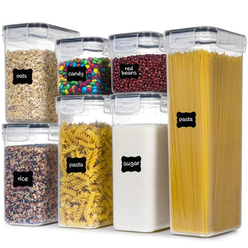 Airtight Food Storage Containers with Lids, 7 PCS