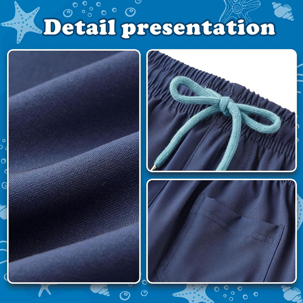 Boys Swim Trunks with Compression Liner Toddler Bathing Suit