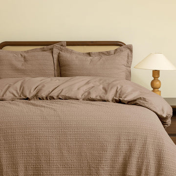 Waffle Weave Duvet Cover, Duvet Cover, 100% Cotton