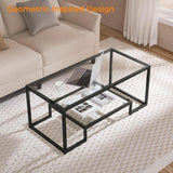Coffee Table, Tempered Glass Coffee Table