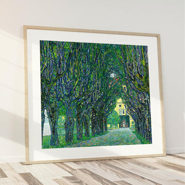 Avenue to Schloss Kammer by Gustav Klimt, Unframed Canvas Poster