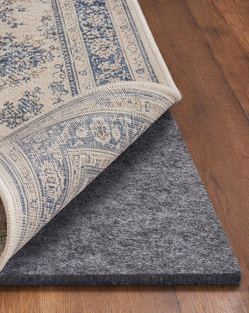 Felt Cushioned Rug Pad 9 x 12 Ft, 1/4 Inch Thick, Dense Needle-Punched Carpet Underlay for Area Rugs, Protector Mat - Set of 100