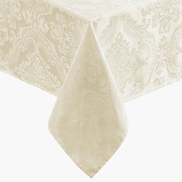 Home Fashions Caiden Elegance Damask Waterproof, Stain & Wrinkle Resistant Fabric Tablecloth, 60" x 