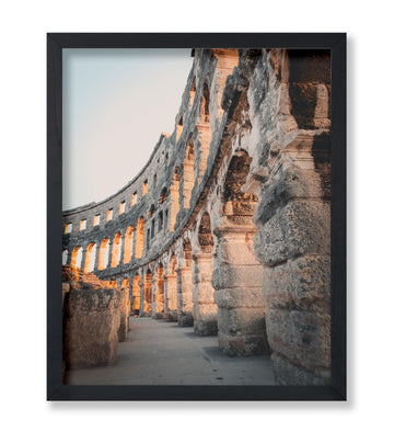 Master Travel Poster - Colosseum Print - Ancient Architecture - Rome Italy - Gift for Men, Women, Travel Lover