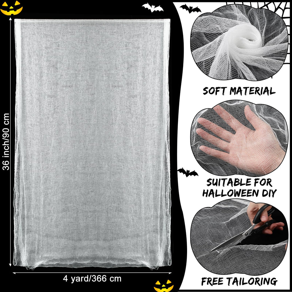 White Halloween Spooky Gauze Ghost Cheesecloth Decor