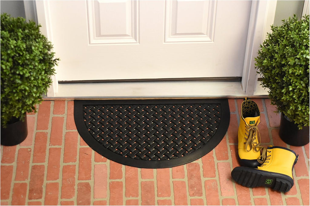 900072036HC Hampton Weave Rubber Doormat, 20" x 36"
