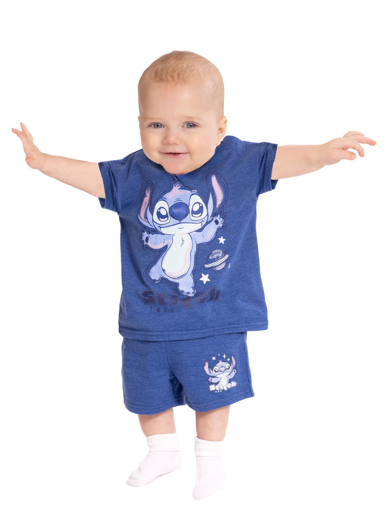 Baby Boys Allover Print Short Sleeve Tee and Shorts Set, 2-Piece