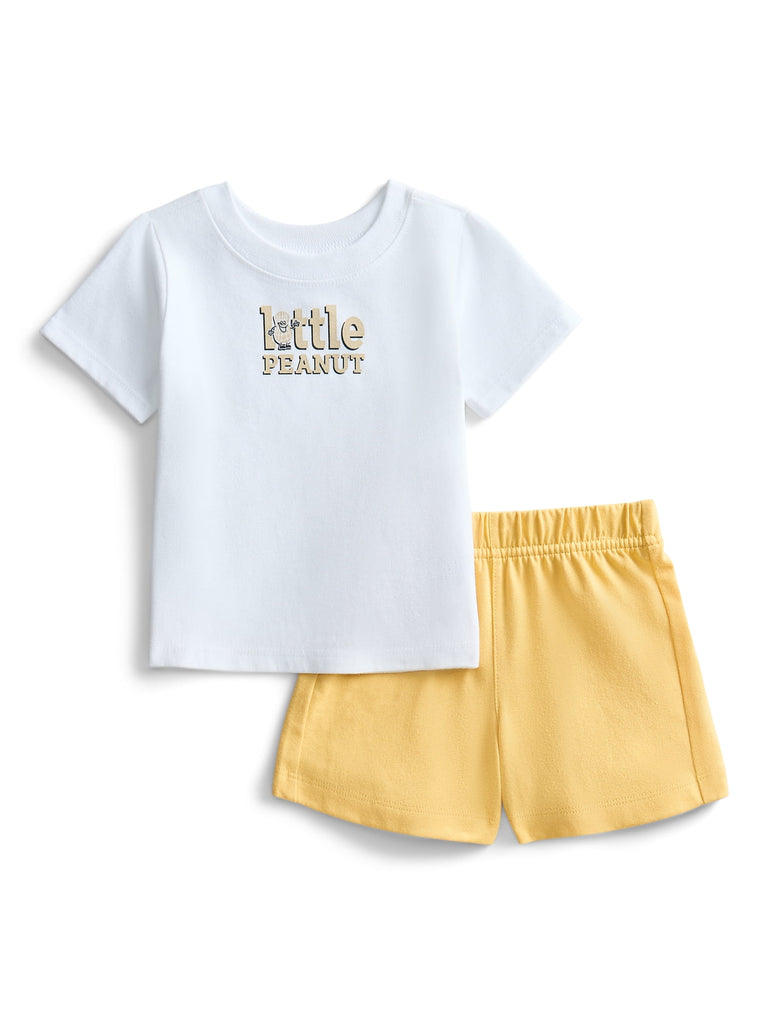 Baby Boys Bodysuits, Shorts and Pants Outfit Set, 4-Piece
