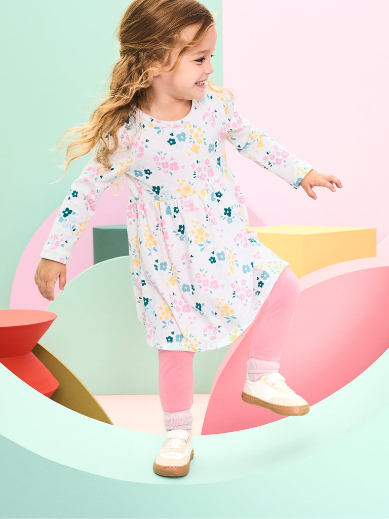 Baby & Toddler Girl Dress 2-Piece Outfit Set