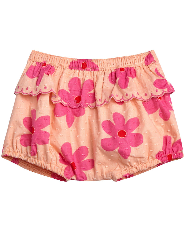 Baby Girls' Cotton Top, Bloomers and Headband Set, 3-Piece