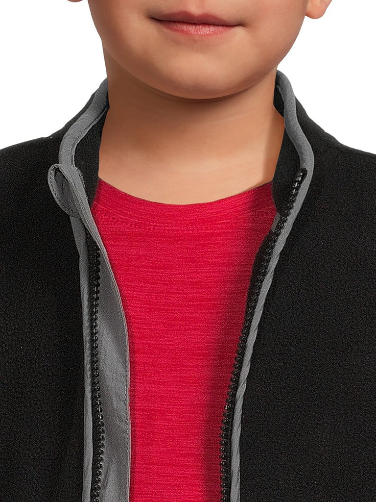 Toddler Boy's Fleece Vest, Long Sleeve Top, and Pants, 3-Piece Set