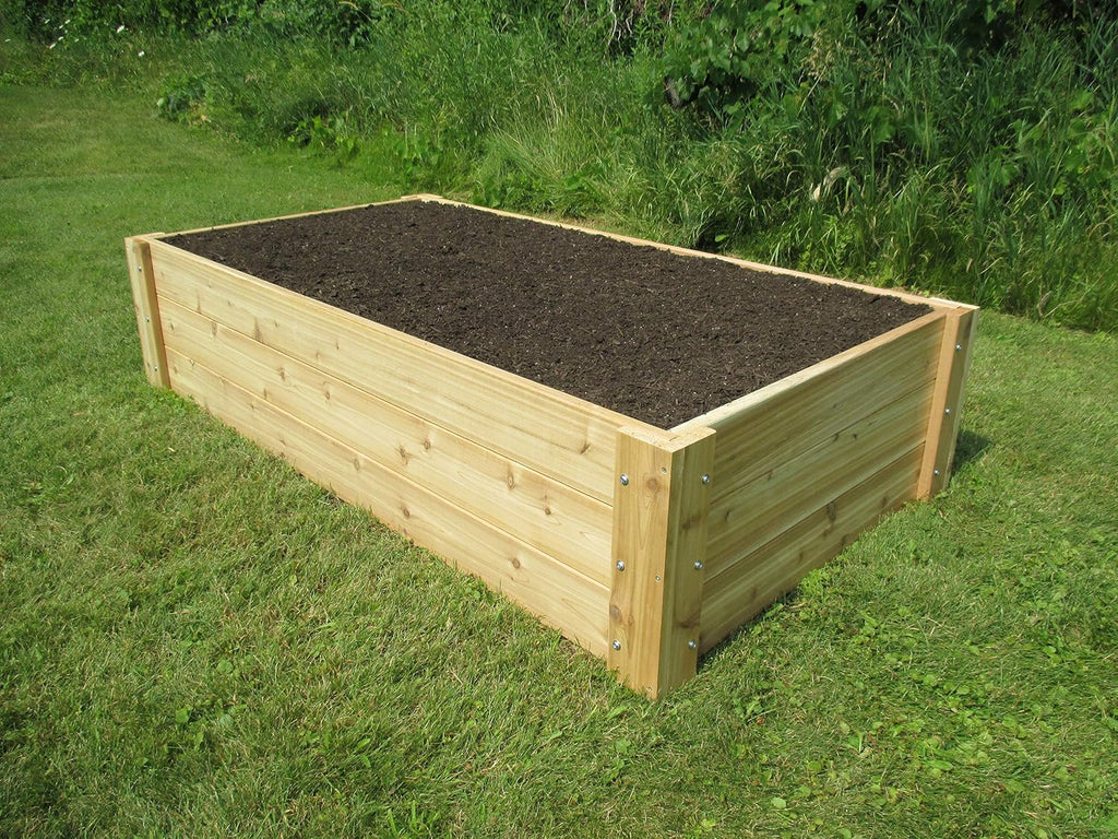 Deep Root Cedar Raised Bed Garden Kit