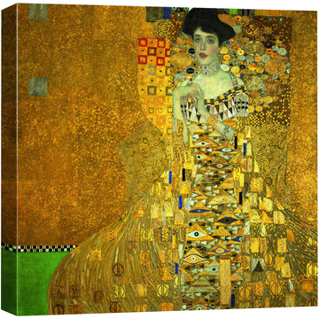 Canvas Print Wall Art Portrait of Adele Bloch-Bauer I by Gustav Klimt Historic Cultural Illustrations Fine Art