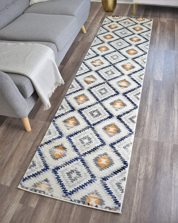 Golden Moroccan Tribal Area Rug Kilim Gold