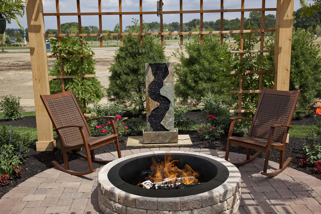 28" Round Solid Steel Fire Ring