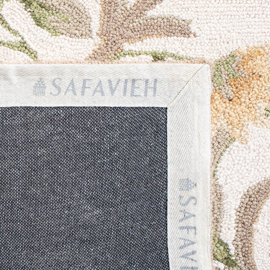 Chelsea Area Rug - 9' x 12', Ivory, Hand-Hooked French Country Wool