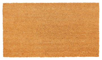 Coir Doormat with Heavy-Duty, Weather Resistant, Non-Slip PVC Backing | 17 by 30 Inches, 0.6 Inch Pile Height