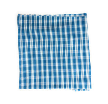 Turquoise Palaka Hawaiian Print Fabric Sold by The Yard