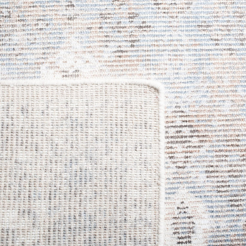 Area Rug 8x10 - Restoration Vintage - Large - Beige & Sand, Handmade Wool & Viscose