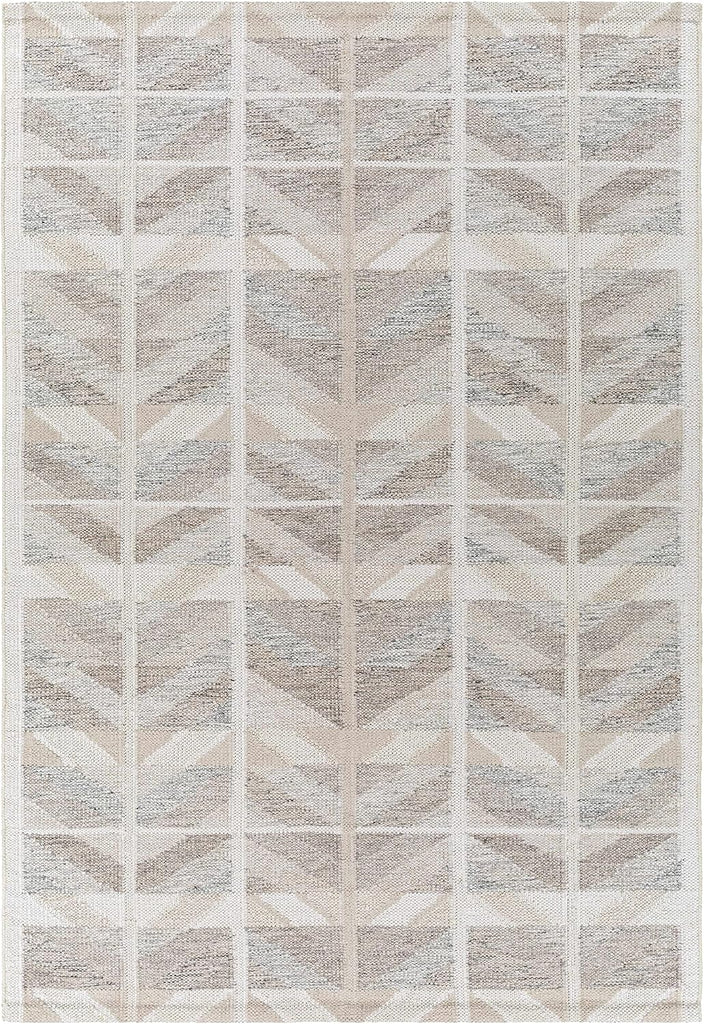 Livabliss SCD2300 Scandi Bohemian, Transitional 2' x 3' Area Rug - Tan, Black, Medium Gray