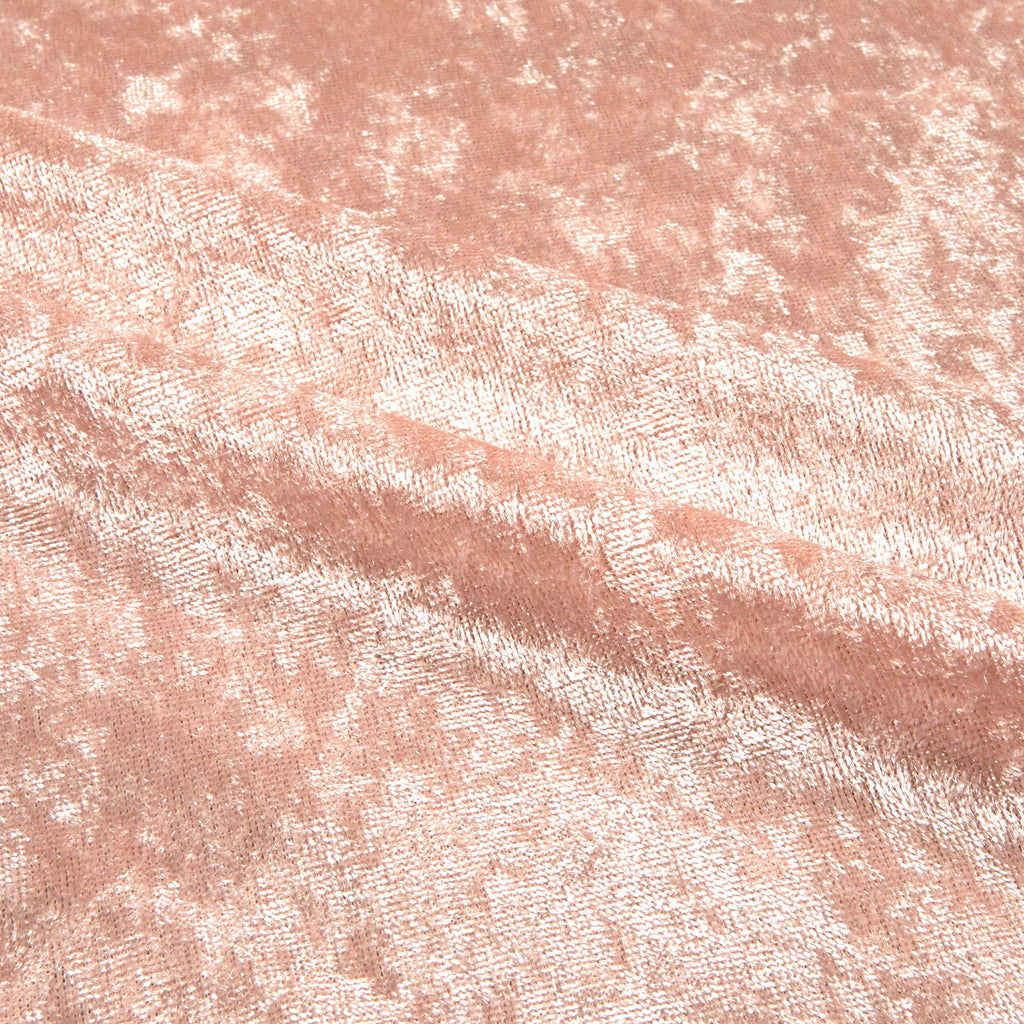 Panne Velvet Peach, Fabric by the Yard