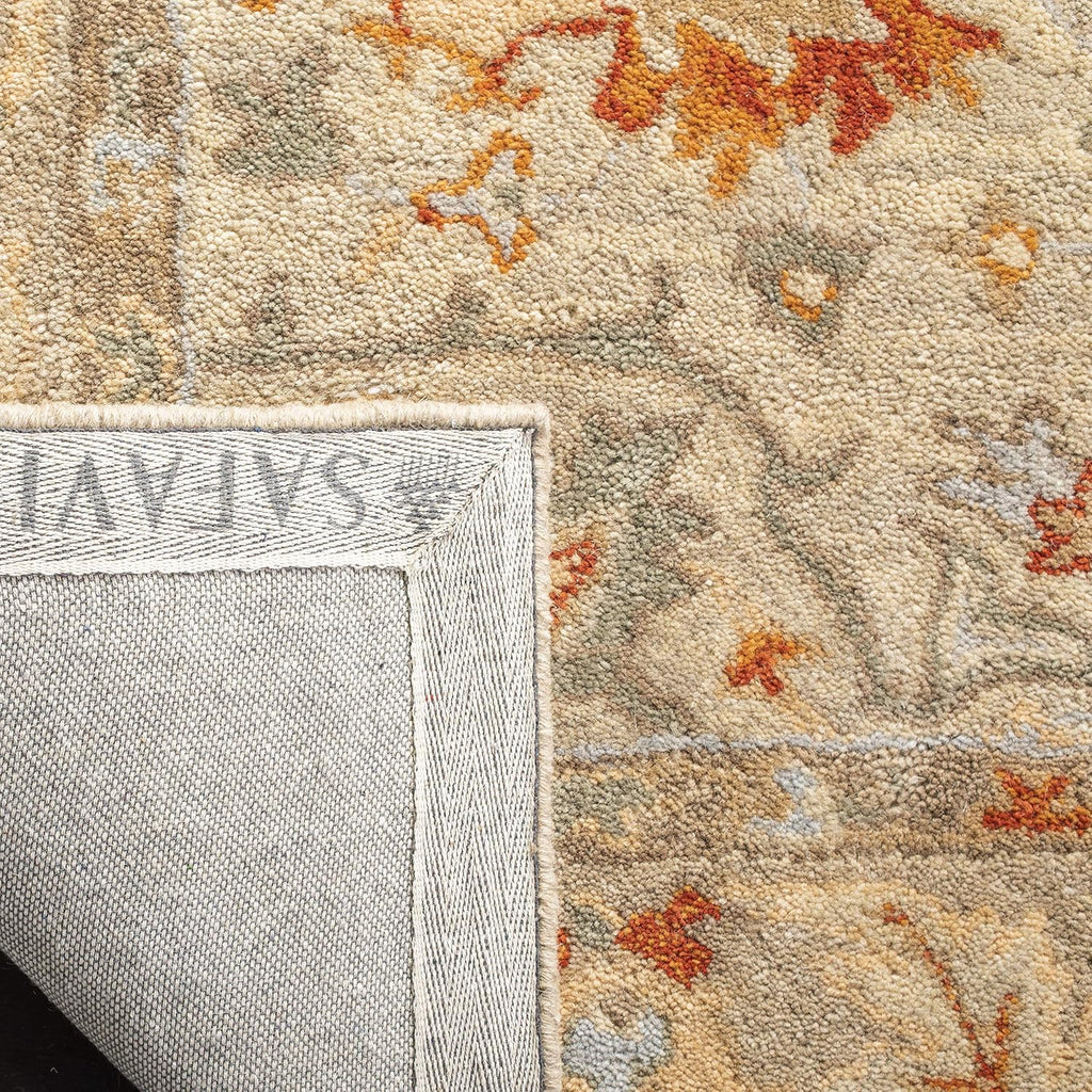 Antiquity Area Rug - 9' x 12', Beige & Multi, Handmade Traditional Oriental Wool