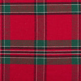 Farmhouse Christmas Plaid Dining Table & Kitchen Décor, Holiday Tablecloth, 70" Round, Red & Green