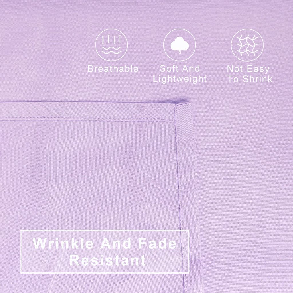 4-Piece Microfiber Toddler Bedding Set, Light Purple