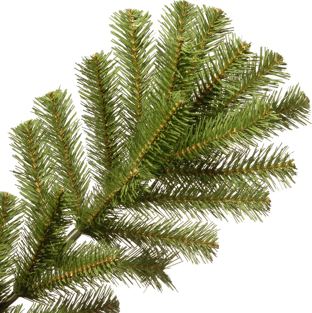 Tree Company 7.5ft Unlit North Valley Spruce Christmas Tree | 1,346 Tips, Includes Stand, Artificial, Green