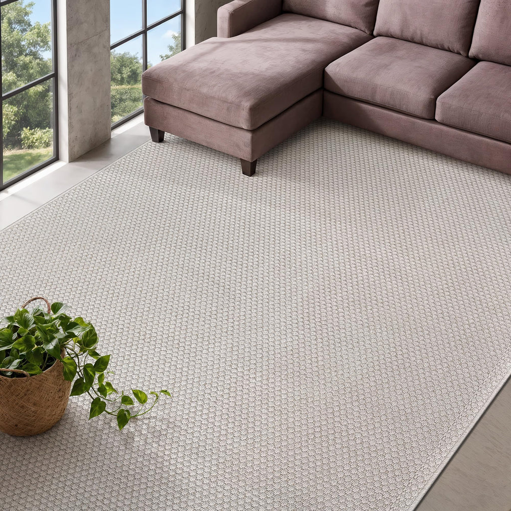 Easy Jute Area Rug Off-White Indoor Outdoor Rugs