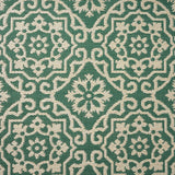 Patio Country Danica Transitional Geometric Indoor/Outdoor Area Rug, Green/Beige, 5'2"x7'2"