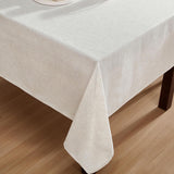 Dothan Luxury Linen Blend Tablecloth or Party, 60" x 144", Taupe
