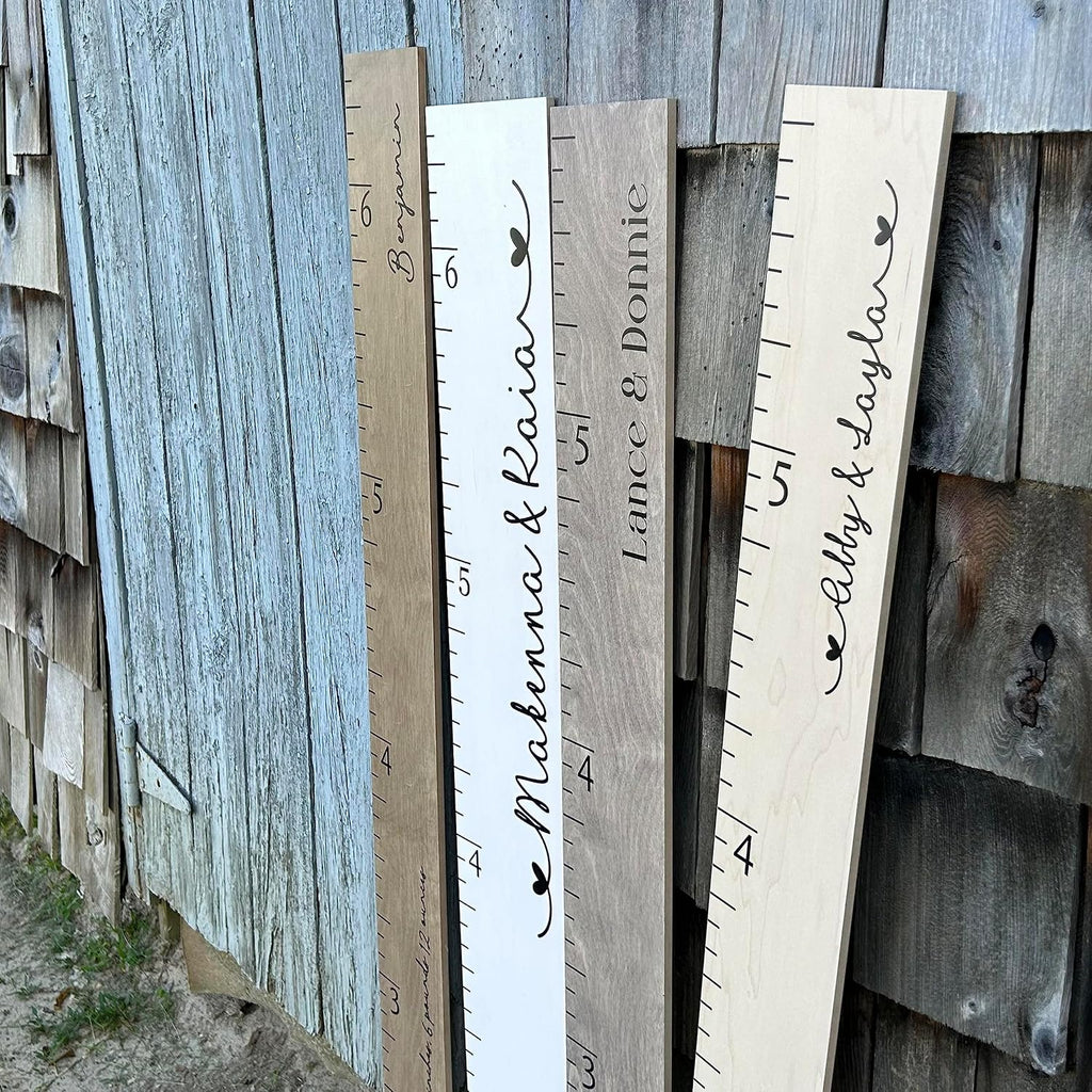 Personalized Wooden Growth Chart for Kids, Nursery Decor