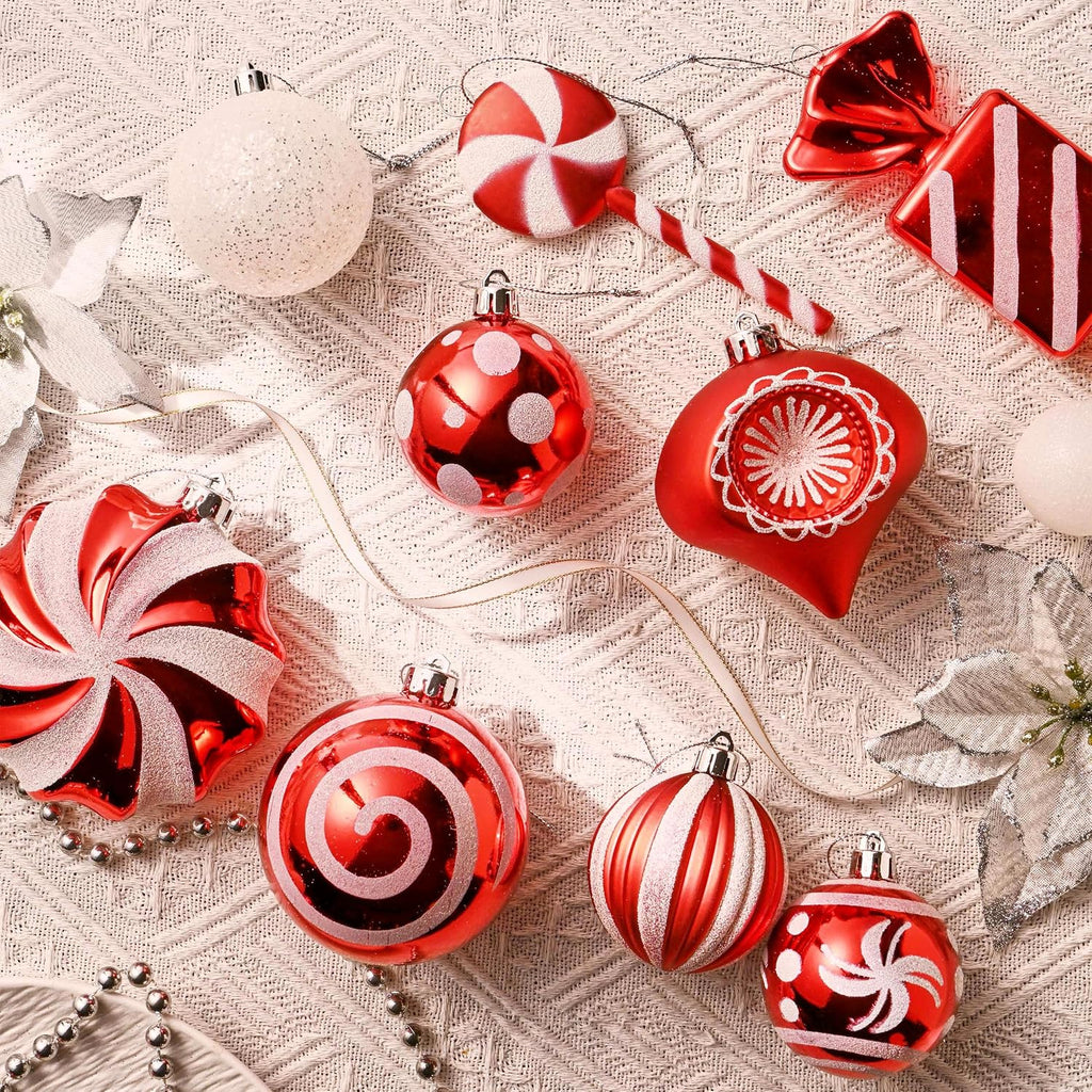 Christmas Ornaments Tree Decorations Set - Set of 108